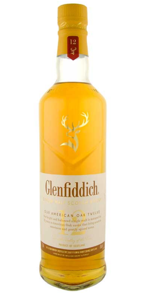 Glenfiddich 12 Year Single Malt American Oak 750 ml